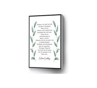 XGINERFEX Minimalist Modern Canvas Art Persistence Quote Motivational Wall Decor for Home Office Gift for Coworker Student(Unframed,08x12inch(20x30cm))