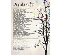 XGINERFEX Premium Desiderata Poem on Canvas, Gallery-Wrapped Max Ehrmann Art Print, Ready to Hang Inspirational Gift for Graduation, Home Office(Framed,16x24inch(40x60cm))