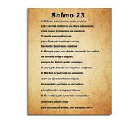 XGINERFEX Religious Wall Decor Psalm 23 The Lord is My Shepherd Scripture Art Print for Church Sunday School Classroom Christian Inspiration