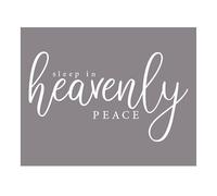 XGINERFEX Silent Night Lyrics Wall-Art - Sleep in Heavenly Peace Printable Christmas, Vintage Holiday Music Print for Home Kitchen Decor(Unframed,12x18inch(30x45cm))