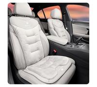 XGIXG Coussins d'hiver pour sièges Auto, pour Suzuki SX4 S-Cross 2000-2025 Coussin Voiture Conducteur AntidéRapante et Respirant en Flanelle,C White