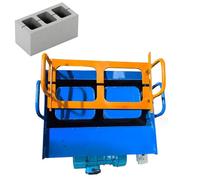 XGKEYQOHSV Machine à fabriquer des Blocs de béton par Pression vibrante de 550 W, Moule à Briques électrique Portable pour trottoirs, foyers extérieurs, Usage agricole, formage Rapide