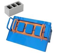 XGKEYQOHSV Machine à fabriquer des Blocs de béton par Pression vibrante de 550 W, Moule à Briques électrique Portable pour trottoirs, foyers extérieurs, Usage agricole, formage Rapide