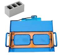 XGKEYQOHSV Machine à fabriquer des Blocs de béton par Pression vibrante de 550 W, Moule à Briques électrique Portable pour trottoirs, foyers extérieurs, Usage agricole, formage Rapide