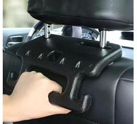 XGLDRZ 2 Pièces Poignée de Sécurité pour Renault Zoe 2019-2024, Crochet de Dossier Pliable Support de Suspension Robuste Organisateur Noir Siège