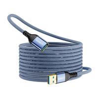 XGMATT 4M Cable Rallonge USB 3.0 5Gbps Cable Extension USB 3.0 Mâle A vers Femelle A Compatible avec Clé USB, Hub USB, Manette PS4/PS5/Xbox, Disque Dur, Imprimante, Webcam