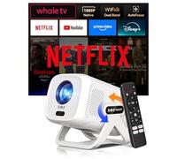 Xgody Vidéoprojecteur Gimbal N5, Compatible avec Netflix, 1080P Mini Projecteur Video avec WiFi 6 & Bluetooth 5.4, Videoprojecteur 4k Portable 135°Rotation, Correction de trapèze Automatique