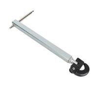 XGOUGUAAU Clé de lavabo télescopique, clé de plombier à mâchoire en acier inoxydable, mâchoires auto-ajustables pour robinets et conduites d'alimentation, poignée réglable de 10 à 17 pouces