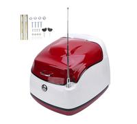 XGOUGUAAU Coffre de Moto supérieur, boîte de Rangement rétro étanche à l’Eau de 38 L pour la Partie arrière, Coffre arrière Universel pour Motos et Scooters électriques avec Couvercle (Rouge foncé)