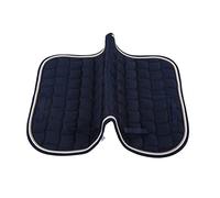 XGOUGUAAU Coussin de Selle Tout Usage Doux et Respirant, Coussin de Selle à Double Corde pour Chevaux avec Sangle de Main et Sangle de sanglage, Coussin d’équitation léger doté d’Une (Bleu foncé)