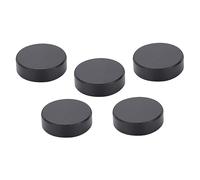 XGOUGUAAU Couvercle Arrière Métallique pour Objectif C - Mount 25 mm, Lot de 5 Pièces en Alliage, Noir et Argent, Protection Anti - Poussière pour Lentilles de Caméra de Surveillance (Noire)