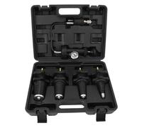 XGOUGUAAU Kit de test de pression du système de refroidissement 5 pièces avec jauge, testeur universel de pression de radiateur automobile, outil de diagnostic du système de refroidissement