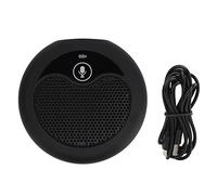 XGOUGUAAU Microphone de conférence USB omnidirectionnel, Micro de réunion pour Ordinateur avec Une portée de Captation de 5 m, connecteur Type C Plug-and-Play, réduction du Bruit et Bouton