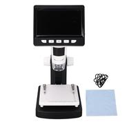 XGOUGUAAU Numérique avec écran de 4.3 Pouces, grossissement de 50 à 1000X, loupe électronique 2MP 1080P C, 8 LED pour l'inspection de la Carte, Examen des Bijoux,