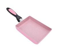 XGOUGUAAU Poêle à revêtement antiadhésif Tamagoyaki, poêle à frire pour petit-déjeuner avec poignée ergonomique, poêle à steak pour omelette aux œufs, style de cuisine japonaise, alliage