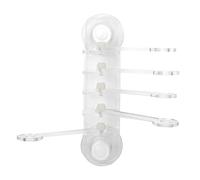 XGOUGUAAU Support Transparent en Acrylique pour coraux, à Cinq Griffes, avec Base en Forme d’Arbre de Vie et Porte-coraux SPS doté d’Un Support à 5 Boutons, de Bras réglables sur 180 degrés