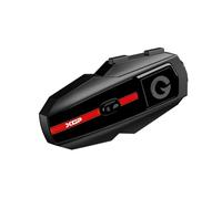 XGP Intercom Moto pour 2 Motards, Bluetooth V5.2 avec Partage de Musique, Système de Communication, Kit Main Libre Moto Interphone, avec étanchéité IP67, Intercom Casque pour Ski, 1 Pièce