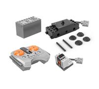 XGREPACK Lot de 5 télécommandes de moteur - Fonctions d'alimentation - Moteur de train 88002 - Vitesse infrarouge - Télécommande 8879 - Fonctions d'alimentation IR RX 8884 - Boîtier de piles AAA 88000