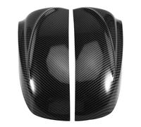 Xgupxuc Coque De Rétroviseur De Voiture pour BMW pour X5 E70 pour X6 E71 2008 2009 2010 2011 2012 2013 2 Pièces Rétroviseur Latéral Modifié Style Voiture Klaxon Boîtier Miroir(Carbon Fiber Pattern)