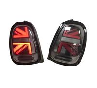 Xgupxuc Feux Frein Arrière 1 Paire Feux Arrière À LED Union Jack LCI, Lentille Rouge, Avec Animation, Pour Mini Pour Cooper F55, F56, F57 (2014-2019) feux arrière LED(2PCS B)