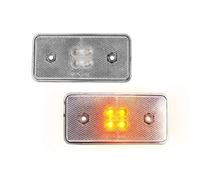 Xgupxuc Feux Frein Arrière Feux Position Latéraux LED Pour W463 Classe G G500 G550 G55 2002-2014 feux arrière LED(Clear Lens Front)