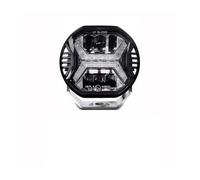 Xgupxuc Phare Avant Barre Lumineuse LED Travail 5.75 Pouces Pour Camion Tout-terrain SUV Lumière Blanche Et Jaune Ambre Brillant Lampe LED 4x4 Feu Brouillard Conduite Phare Moto(1 pcs 5.75inch white)