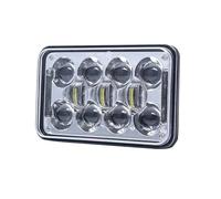 Xgupxuc Phare Avant Phare LED Carré Étanche 4 X 6 Pouces Pour Voiture Moto Pour Camion Pour Suzuki DRZ XR250 XR400 XR650 Phare Moto(Chrome A)