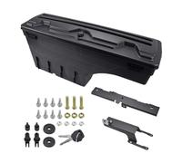 Xgupxuc Plage Arrière Boîte Rangement Lit Camion Couvercle Verrouillable Côté Gauche Ou Droit Étanche pour Ford pour F150 2015-2021 RéTractable ÉTagèRe ArrièRe Coffre