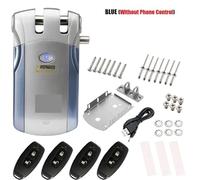 XGUZRVGNV 433MHz Wafu Smart Lock Security Wireless BT Intelligent Remote Control Electronic Door Invisible With 4 Remote Keys(Type 4)