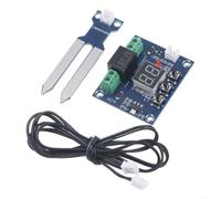 XH-M214 Contrôleur d'humidité du sol 12 V avec affichage numérique, contrôle d'arrosage automatique pour plantes, capteur d'humidité avec sonde et 20 à 99 % d'humidité relative pour kit horticulture