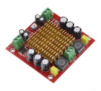 XH-M544 Carte audio numérique 150 W TPA3116DA Module d'alimentation compact ABS Rouge 7 x 7 x 1 cm DC12-26 V 100 dB SNR pour système de haut-parleurs à monter soi-même Son domestique