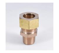 XHAJCSJWGD 1/2" NPT Male Fit 3/4" OD 19mm Tube Compression Union Brass Fitting Connector Propane Water Gas Air Oil Fuel Hydaulic Pneumatic