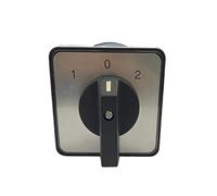 XHAJCSJWGD 125A Two Poles Conversion LW26-125 LW28 Three Positions Reverse Dual Power Supply Forward and Reverse Cam Switch(1-0-2) XHAJCSJWGD