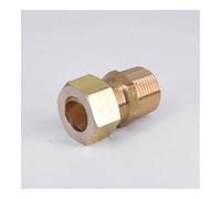 XHAJCSJWGD 3/4" NPT Male Fit 3/4" OD 19mm Tube Compression Union Brass Fitting Connector Propane Water Gas Air Oil Fuel Hydaulic Pneumatic