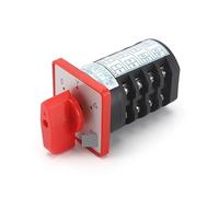 XHAJCSJWGD HZ5D-20/4 M07 20A 4KW 3 Position 4 Pole 16 Screw Two-Speed Electronic Starter and Starting Combination Cam Rotary Switch