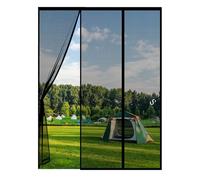 XHBJSH Moustiquaire Porte Magnétique 180x210cm Moustiquaire Aimantée Double Ouverture Latérale Moustiquaire Porte, Rideau Porte Anti Insectes Mouche Moustique, Fermeture Automatique