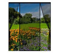 XHBJSH Moustiquaire Porte Magnétique 200x220cm Moustiquaire Aimantée Double Ouverture Latérale Moustiquaire Porte, Rideau Porte Anti Insectes Mouche Moustique, Fermeture Automatique