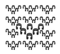 XHBTS Lot de 100 clips en plastique pour fixation de câble de frein de vélo