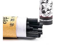 XHBTS Lot de 25 crayons de charbon de bois pour dessin, croquis et art, Willow Sketch pour le dessin (5-8 mm(25 pcs))