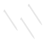 XHBTS Lot de 3 stylets de rechange en plastique pour écran tactile Nintendo New 3DS XL, New 3DS LL (blanc)