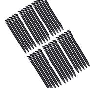XHBTS Lot de 30 stylets de rechange en plastique compatibles avec Nintendo New 3DS XL, New 3DS LL (Noir)