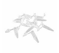 XHBTS Lot de 50 tubes à essai en plastique transparent pour centrifugeuse 0,2 ml, 0,5 ml, 1,5 ml