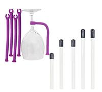XHBTS Lot de 9 supports de verres à pied pour lave-vaisselle 21 cm, 17 cm, 11,5 cm, (XHBTS-9)