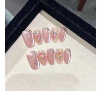 XHBYW 10 pièces faux ongles faits à la main plusieurs Styles presse sur les ongles couverture complète faux ongles pour femmes et filles décoration quotidienne