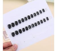 XHBYW Taille Unique 24 Pièces Diamant Papillon Paillettes Faux Ongles Presse sur Les Ongles Couverture Complète Faux Ongles pour Femmes Et Filles Décoration Quotidienne