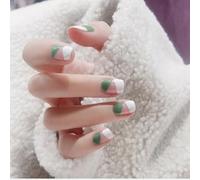 XHBYW Taille Unique 24 Pièces Nail Art dans Différents Styles Faux Ongles Presse sur Ongles Couverture Complète Faux Ongles pour Femmes Et Filles Décoration Quotidienne