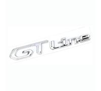 XHCDYGE Emblème de Voiture Logo Badge pour Peugeot GT-Line, Lettre de Coffre Arrière Avant Arrière du Coffre Insignia Sticker Accessoire,A-c