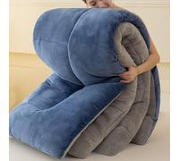 XHCTNN Couette 1 Personne Hiver éPaissi Couette Agneau 260x240 Hiver TrèS Chaude(E,90"x104"/229 * 264cm)