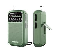 XHDATA D220 Radio Portable FM/AM/SW, Mini Radio à Piles Survie (AA) avec Réception Haute Performance, TransistorRadio pour Cadeau, Famille, Séniors(Vert)