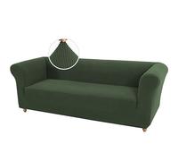 XHDZSW Housse de canapé Extensible pour canapé Chesterfield, Jacquard 1/2/3 Places Housse de canapé pour Le Salon, Housse de canapé antidérapante Protecteur de Meubles (Vert Foncé,Canapé)
